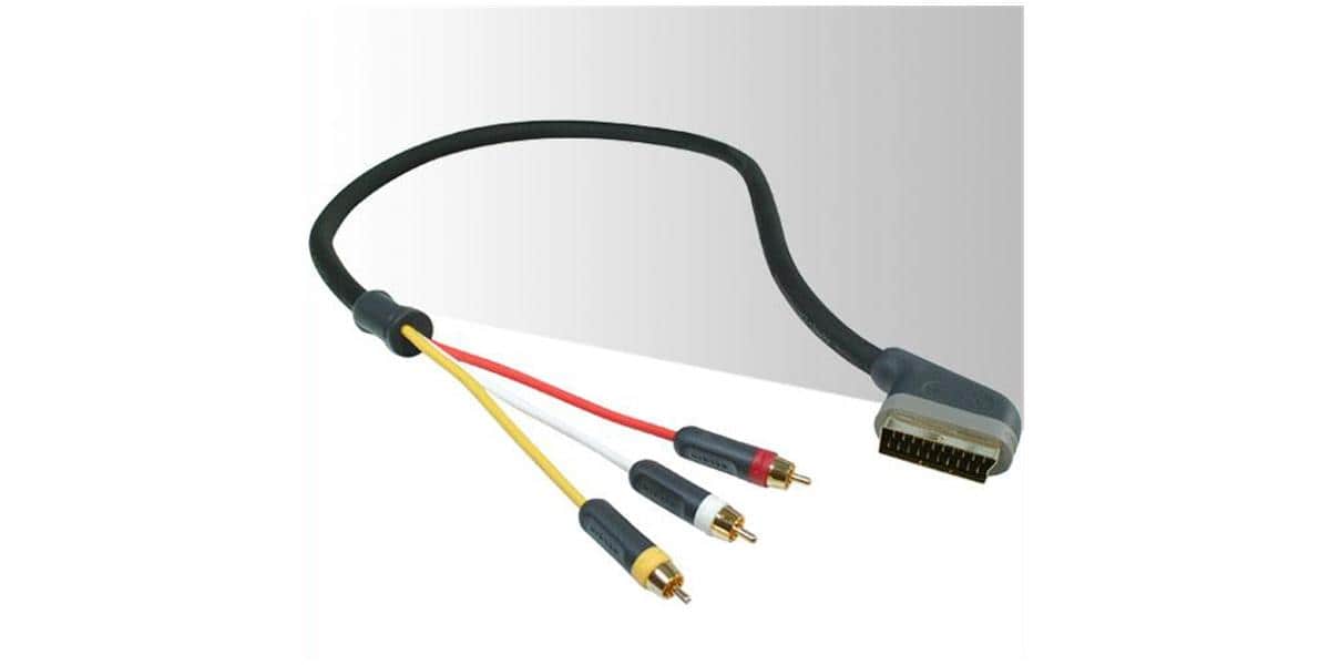 Belkin Câble Audio/vidéo Composite <-> Péritel - 3,7m