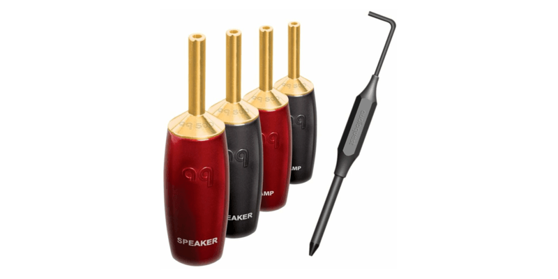 Audioquest 507 Series Banana Gold (lot de 4)