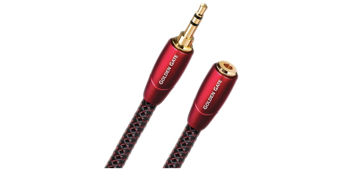 Audioquest Golden Gate mini-jack Mâle/Femelle (2 m)