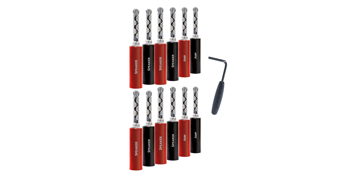Audioquest Banane SureGrip 100 Silver (lot de 12)
