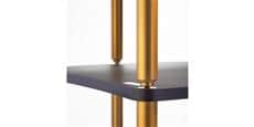 Bassocontinuo Lyra Noir Pieds Gold