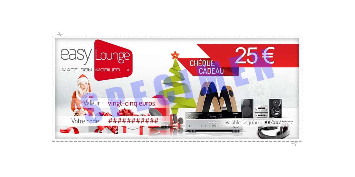 EasyLounge Chèque Cadeau 25€