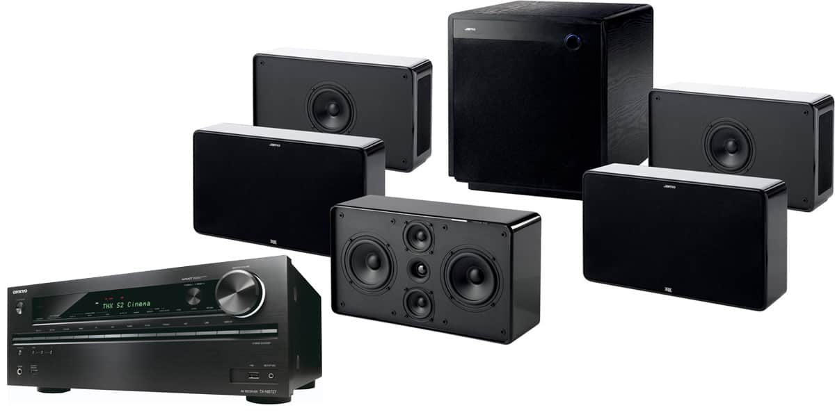 Composition Onkyo TX-NR727 + Pack Jamo D500
