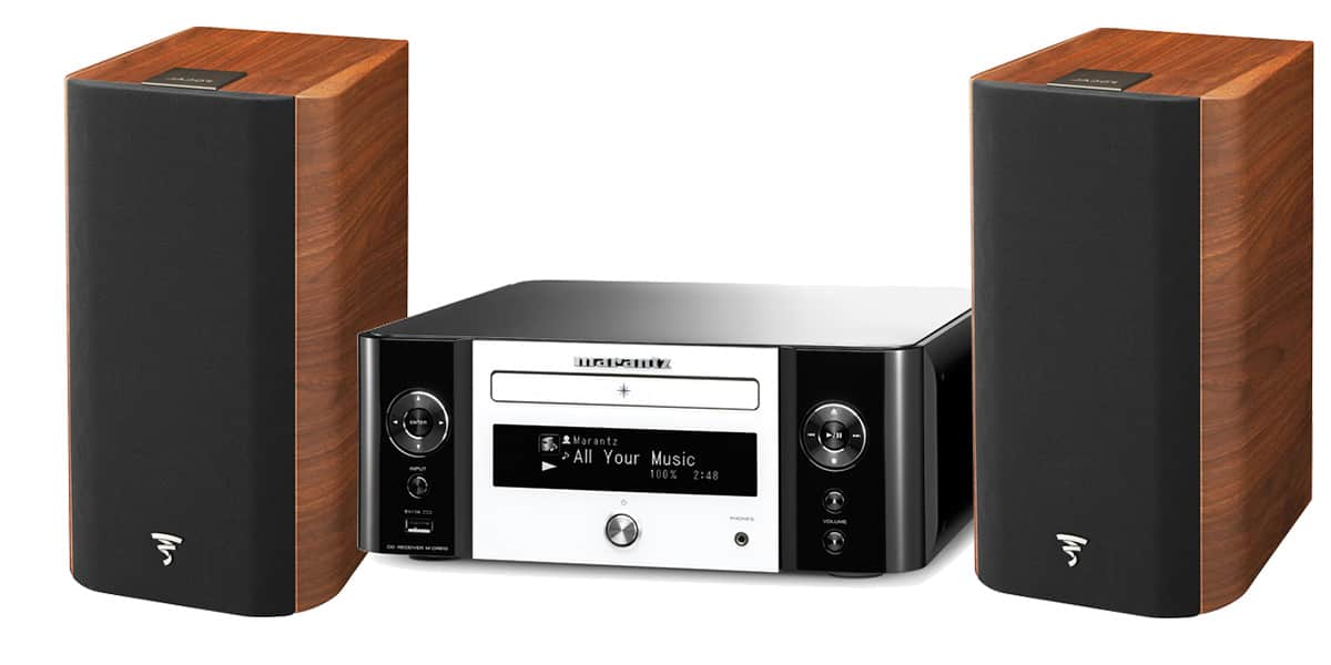 Composition Marantz M-CR610 et Focal 706 Noyer