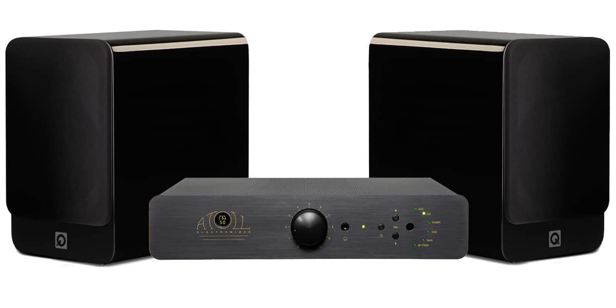 Composition Atoll IN50 et Q Acoustics Concept 20 Noir