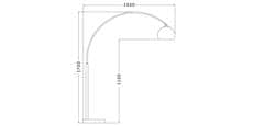 Coti Design Arkia Blanc 170 cm