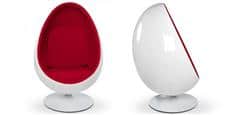 Coti Design Egg Rouge et Blanc