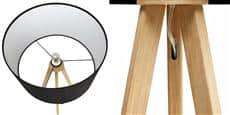Coti Design Trivet Noir et Pieds Nature