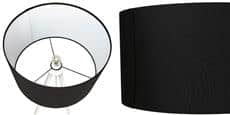 Coti Design Trivet Noir et Pieds Blanc
