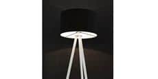 Coti Design Trivet Noir et Pieds Blanc