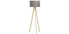 Coti Design Trivet Gris et Pieds Naturel