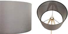Coti Design Trivet Gris et Pieds Naturel