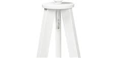 Coti Design Trivet Gris et Pieds Blanc