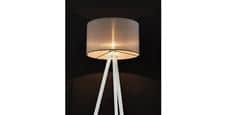 Coti Design Trivet Gris et Pieds Blanc