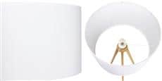 Coti Design Trivet Blanc et Pieds Naturel
