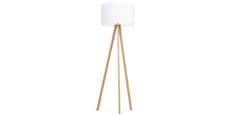 Coti Design Trivet Blanc et Pieds Naturel
