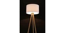 Coti Design Trivet Blanc et Pieds Naturel