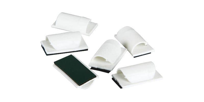 D-Line Attache-câbles blanc (lot de 6)