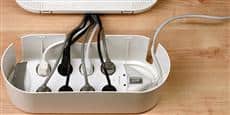 D-Line Cable Tidy Box Big Blanc
