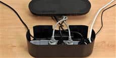 D-Line Cable Tidy Box Mini Noir