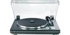 DUAL CS 455-1 Noir (plateau silver)