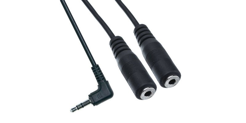 EasyLounge Câble Jack 3,5mm stéréo mâle/ 2x Jack 3,5mm Femel
