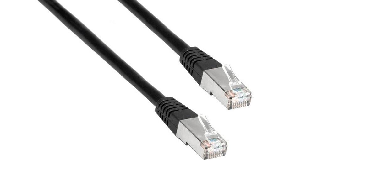 EasyLounge Cat 6 double blindage Noir (1 m)