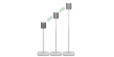 Flexson Paire Floor Stand Play:1 Ajustable Blanc