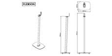 Flexson Floor Stand Play:1 Noir