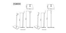 Flexson Floor Stand Play:3 Noir