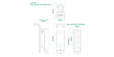 Flexson Wall Mount Play:1 Blanc