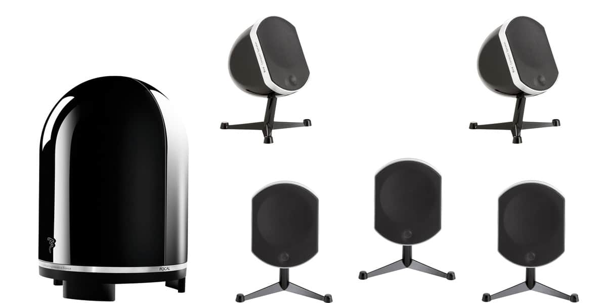 Focal Pack Bird et Dôme 5.1 Noir
