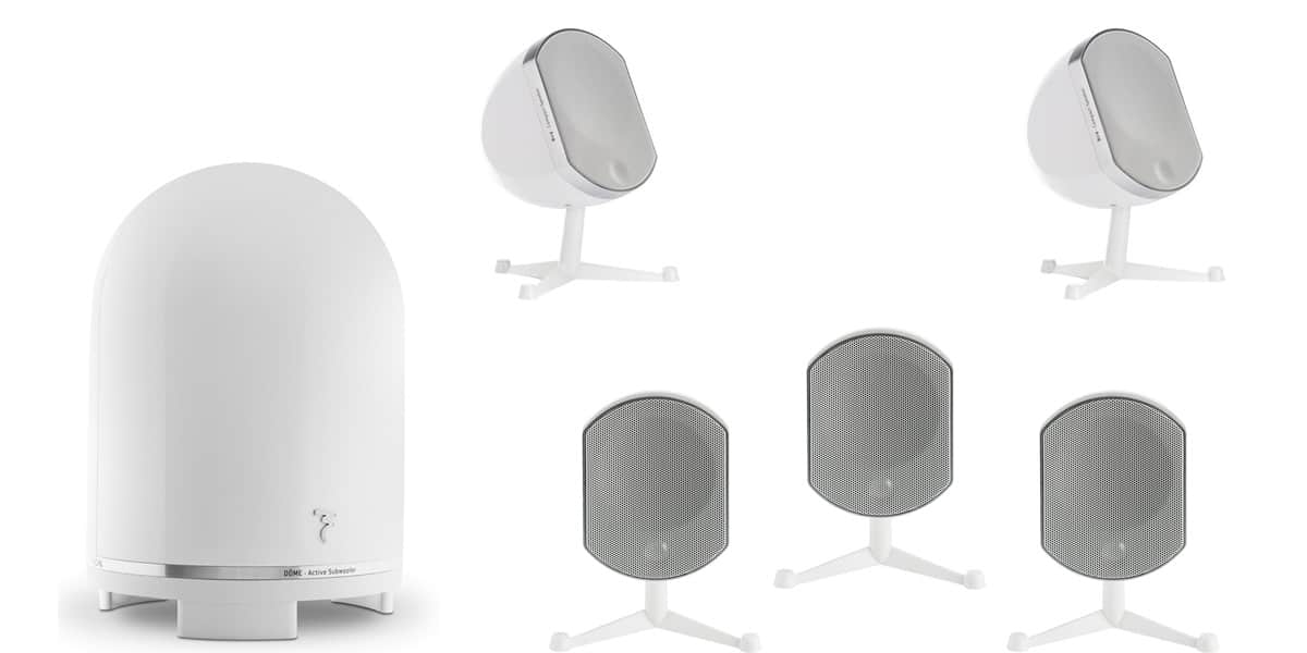 Focal Pack Bird et Dôme 5.1 Blanc