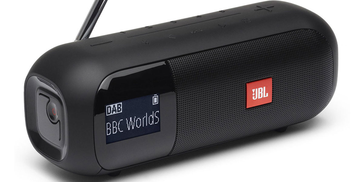 Enceinte Bluetooth portable avec radio DAB+/FM JBL Tuner Blanc - Radio