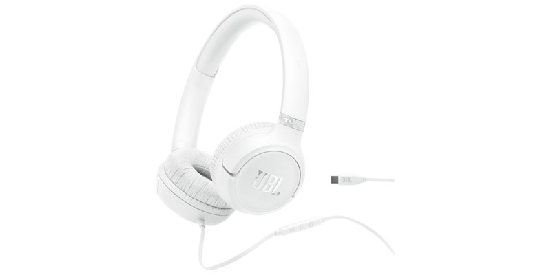 JBL Tune 530 Type C Filaire Blanc