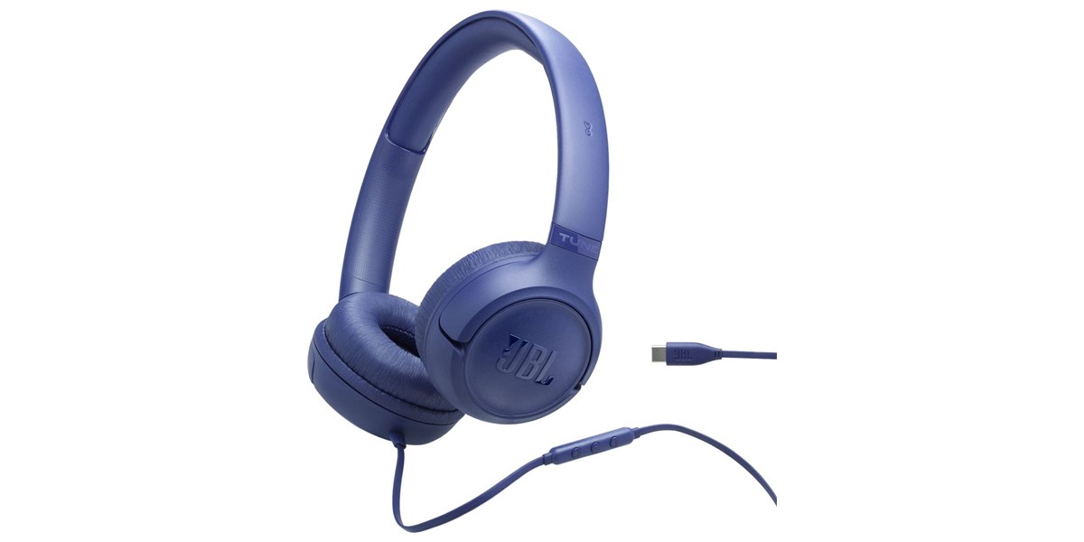 JBL Tune 530 Type C Filaire Bleu