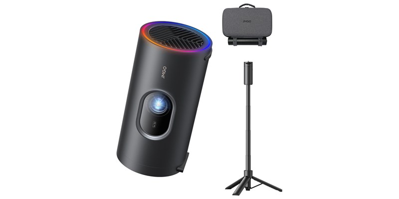 JMGO PicoPlay + Powerbank + Pied de sol + étui de tran