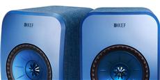 KEF LSX Wireless Bleu