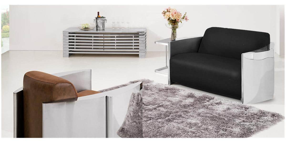 Coti Design Canapé Lover3 Noir