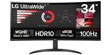 LG Electronics UltraWide 34WR50QK-B