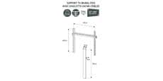 Meliconi Wall Mount - Wall Column Black