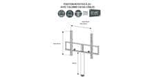 Meliconi Bracket - Column Black