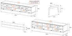 Meliconi Frementle 160 Bois Clair