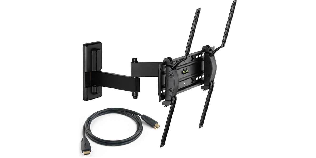 Support Tv Mural Motorisé Orientable Inclinable Ghost Motor 100