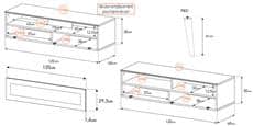 Meliconi Linkopping 120 Bois Foncé
