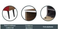 Meliconi Linkopping 160 Bois Foncé