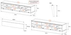 Meliconi Lund 160 Bois Foncé