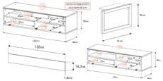 Meliconi Messina 120 Bois Clair