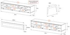 Meliconi Noosa 160 Bois Foncé