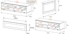 Meliconi Torino 120 Bois Foncé